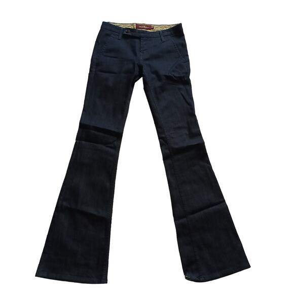 Raven Denim Vintage Y2K Blue Denim Bootcut Trouser Jeans 28 - Picture 2 of 8